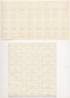 Kína ~1980-1990. 5xklf rizspénz, összesen hat darab ívben T:I,I-
China ~1980-1990. 5xdiff rice coup...