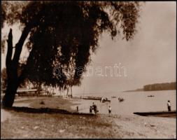 cca 1935 Budapest, Római part, 3 db jelzés nélküli vintage fotó Reich Péter Cornel hagyatékából, 30x...