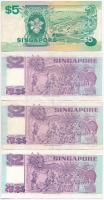 Szingapúr 1989. 5$ + 1992. 2$ (3x) T:III
Singapore 1989. 5 Dollars + 1992. 2 Dollars (3x) C:F
Krau...