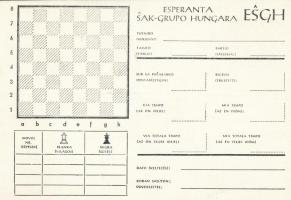 1978 az Alföldi László sakk emlékverseny két női sakkmester résztvevőjének aláírása emléklapon