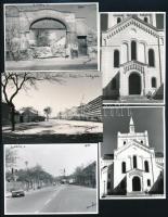 cca 1970 Vincze János (1922-1998) kecskeméti fotóművész felvételei Kecskemét fejlődéséről, 22 db vin...