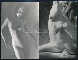 cca 1968 Czakó László (?-?) 13 db vintage fotója, egy része pecséttel jelzett, 14x9 cm / 13 erotic p...