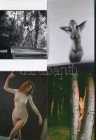 cca 1975 Szexis kavalkád, 13 db szolidan erotikus fénykép, vintage negatívokról készült mai nagyítások, 15x10 cm / 13 erotic photos, 15x10 cm