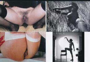 cca 1975 Szexis kavalkád, 13 db szolidan erotikus fénykép, vintage negatívokról készült mai nagyítás...