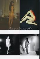 cca 1976 Fiatalkori szép emlékek, 33 db szolidan erotikus fénykép, vintage negatívokról készült mai ...