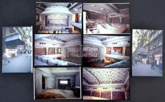 1973 Budapesti mozik (Alkotás, Kölcsey, Tátra, Szikra) kívül-belül, 36 db mai nagyítás korabeli nega...