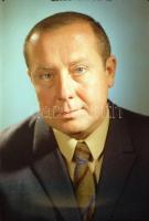 cca 1970 Magyar színészek portréi: Tahi Tóth László, Kovács István, Kállai Ferenc, Benedek Miklós, S...