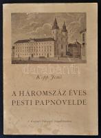 Kopp Jenő: A háromszáz éves Pesti Papnövelde. Bp., 1948, Központi Papnevelő Intézet Kiadása. Kiadói papírkötés, képekkel illusztrált, kissé kopott állapotban.