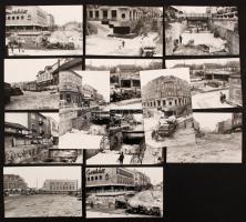 cca 1986 Budapesti városképek a metró és autópálya építkezések idejéről, korábban visszamaradt tétel...