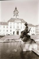 cca 1977 Szegedi városképek, 26 db szabadon felhasználható negatív, 6x6 és 6x9 cm között