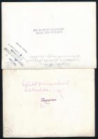 cca 1960 Tiszavölgyi József (1909-?) fotóriporter hagyatékából 13 db vintage fotó, különféle témákró...