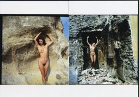 cca 1979 Erotikus álmok, 12 db szolidan erotikus fénykép, korabeli negatívokról mai nagyítások, 13x1...