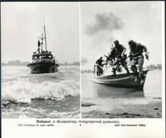 Hazai és külföldi témákban készült MTI sajtófotók, 22 db feliratozva, 21x18 cm Közte vadászat és mil...