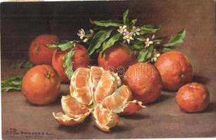 66 db RÉGI csendéletes művész motívumlap, olajfestmény lapokkal és lithokkal / 66 pre-1945 still lif...