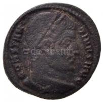 Római Birodalom / Aquileia / I. Constantinus 321. AE Follis (2,65g) T:2 Roman Empire / Aquileia / Constantine I 321. AE Follis CONSTAN-TINVS AVG / D N CONSTANTINI MAX AVG - VOT XX - .AQP. (2,65g) C:XF RIC VII 104.
