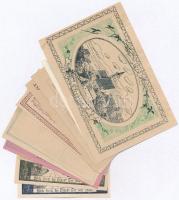 Ausztria ~1920. 10-80h (13x) utalvány és szükségpénz, többek között Eberschwang, Mitterndorf és Reic...