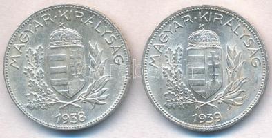 1938. 1P Ag + 1939. 1P Ag T:1-,2 
Adamo P6