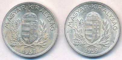 1937. 1P Ag + 1939. 1P Ag T:1-,2 
Adamo P6