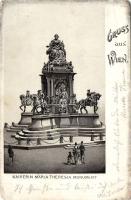 Wien Maria Theresia Monument Litho