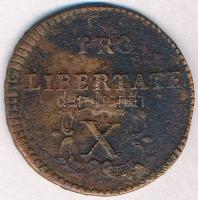 1705. X Poltura Cu "II. Rákóczi Ferenc" (7,06g) T:2- patina
Hungary 1705. X Poltura Cu &q...