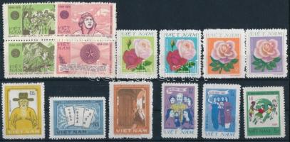 1980-1981 12 klf bélyeg, közte sorok, 1980-1981  12  stamps with sets