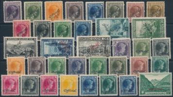 1926-1935 36 db Hivatalos bélyeg, 1926-1935 36 Official stamps