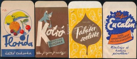 8 db különféle cukorkás zacskó