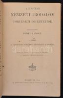 A magyar nemzeti irodalom történeti ismertetése I. kötet. Összeállította Beöthy Zsolt. I. kötet. A l...