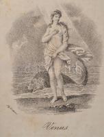 Császár Ferenc: Görög-római mythológiai zsebszótár. Bp., 1844, Trattner-Károlyi-ny.,XV+522 p.+19 t. ...