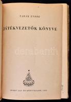 Tabák Endre: Játékvezetők könyve. Bp., 1953, Sport. Papírkötésben, jó állapotban.