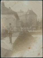 1916 Dr. Boga Dezső (1891-?) katonaorvos fényképes szolgálati könyve az egyéves kötelező kórházi gya...