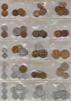 ~76db-os vegyes fémpénz tétel, benne NDK, Szovjetunió, Bulgária, Jugoszlávia, Spanyolország, Kanada,...