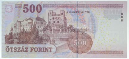 2010. 500Ft "EE" a tervező, Vagyóczky Károly aláírásával T:I