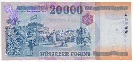 2007. 20.000Ft "GC" a tervező, Vagyóczky Károly aláírásával T:II