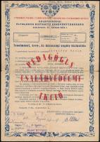 1950 a Keleteurópai Általános Biztosító Részvénytársaság segélybiztosítása Antalffy Gyula (1912-1997) újságíró, művelődéstörténeti író részére