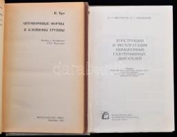 2 db orosz nyelvű repülési szakkönyv: Kra, Irwin: Avtomorfnie formi i kleynovi gruppi (Moszkva, 1975...