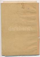 3db-os betétkönyv tétel, benne 1908. "A Szegedi Kézműves Bank Takarékpénztári Osztályának Betét...