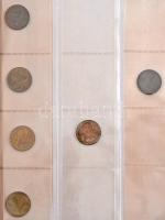 "Kartodruk" érmeberakó album, 9db lappal, benne kevés magyar forint érme az 1980-as évekbő...