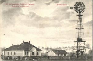 Debrecen-Pallag, M. kir. Gazdasági Akadémia, Kertészlak szélmotorral