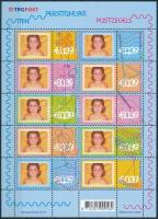 Üdvözlő bélyegek kisív, Greetings stamps mini sheet