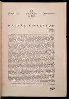 1939 Az ország útja. Állam és nemzetpolitikai folyóirat. Szerk.: Barankovics István, Dessewffy Gyula...