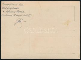 cca 1930 Valsugana, fotólap, hátulján feliratozva, 9×12 cm