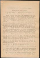 1958 a Szőlészeti Kutatóintézet jubileumi ünnepségének rezüméfüzete, megjelent 45 példányban, 18 p