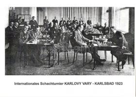 12 db MODERN sakkverseny képeslap a XX. század elejéről / 12 MODERN chess competition postcards from...