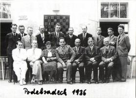 12 db MODERN sakkverseny képeslap a XX. század elejéről / 12 MODERN chess competition postcards from...