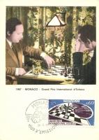 34 db MODERN sakk képeslap, nemzetközi sakkversenyek / 34 MODERN chess postcards, international chess tournaments