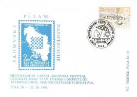 38 db MODERN sakk képeslap, nemzetközi sakkfesztiválok / 38 MODERN chess postcards, international chess festivals
