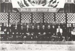 31 db MODERN sakk képeslap, nemzetközi sakk emlékversenyek / 31 MODERN chess postcards, internationa...