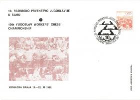 29 db MODERN sakk képeslap, szakmai sakkversenyek / 29 MODERN chess postcards, workers chess tournaments