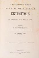 1905 Ethnographia. A Magyar Néprajzi Társaság értesítője. Szerk.: Dr. Munkácsi Bernát, Dr. Sebestyén...